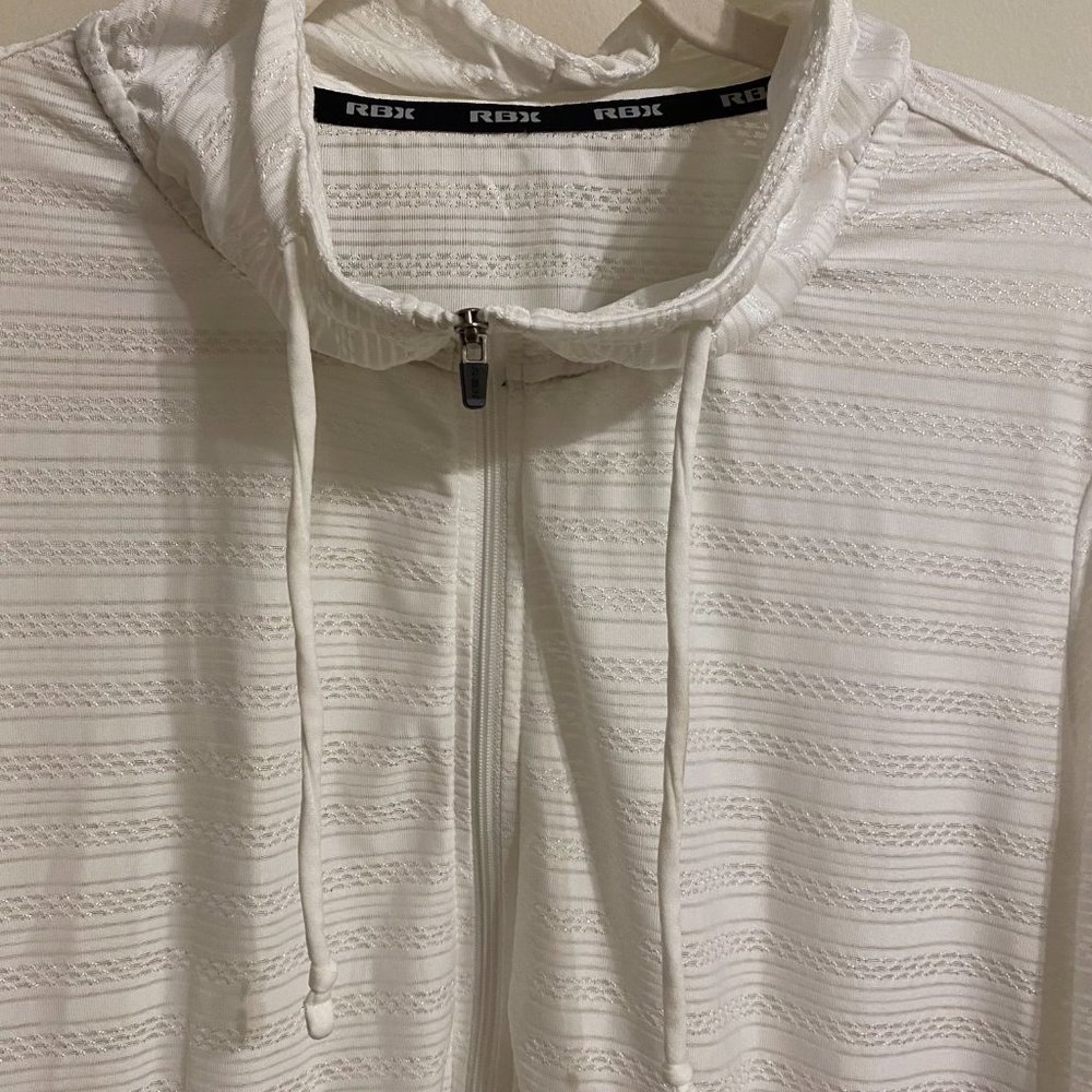 Rbx White Full Zip Active Jacket - image 4